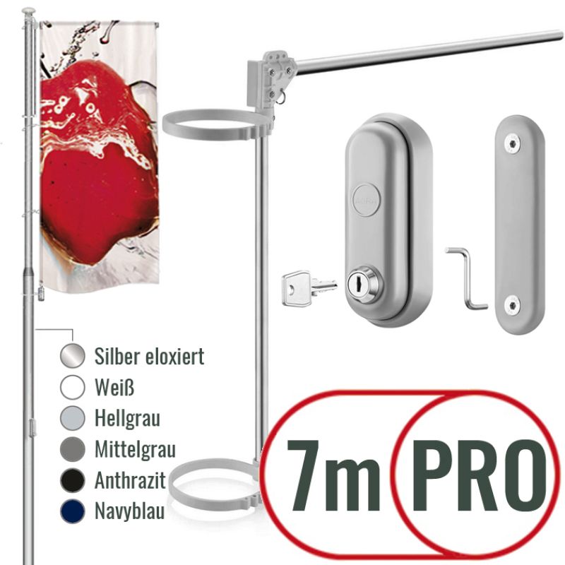 Fahnenmast Windtracker Secur PRO 700cm